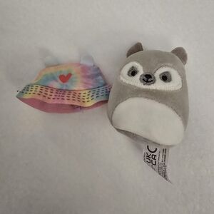 Squishmallows Rainbow and Gray Plush Set